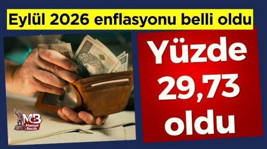 SON DAKİKA: Eylül 2026 enflasyonu belli oldu