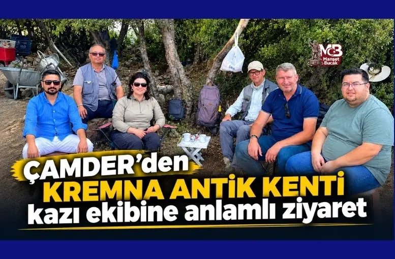 ÇAMDER’den Kremna Antik Kenti Kazı Ekibine Anlamlı Ziyaret